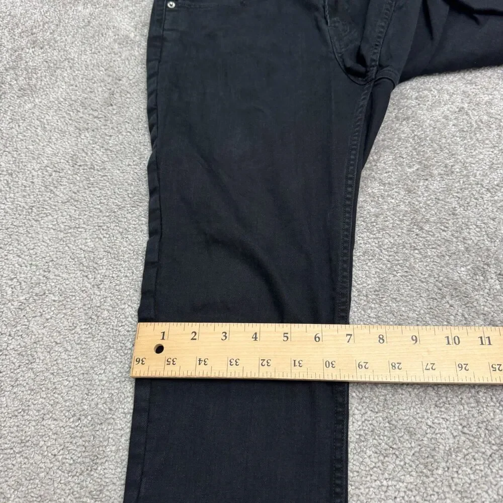 Levi's 512 Slim Fit Taper Flex Denim Jeans Womens 30x32 Black Cotton Stretch